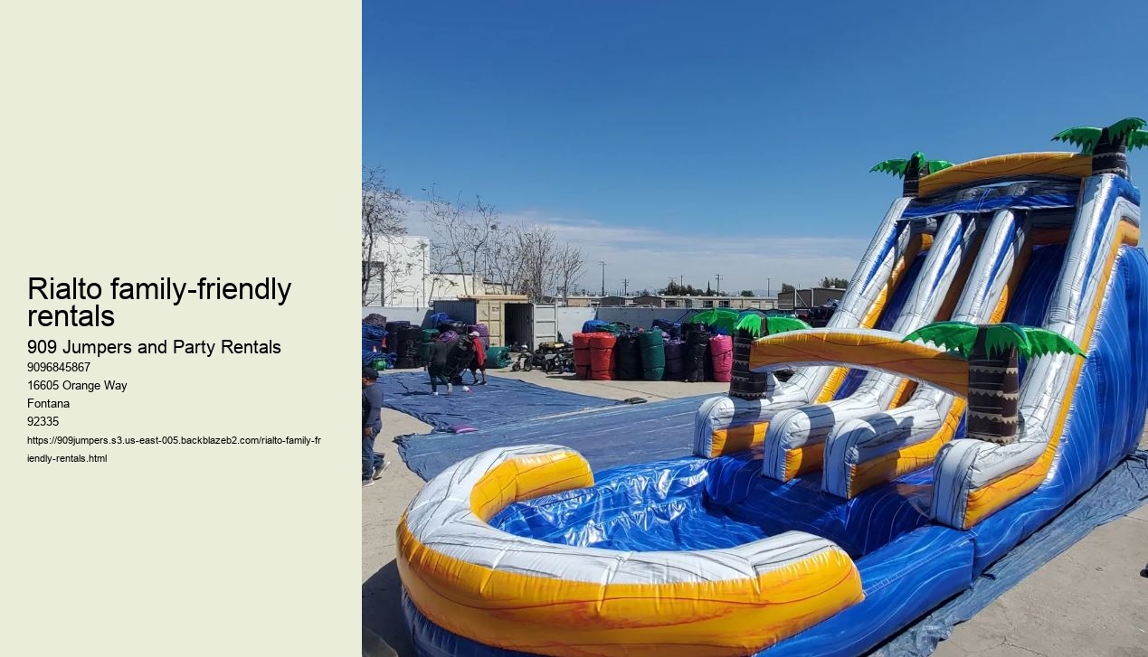 Rialto family-friendly rentals