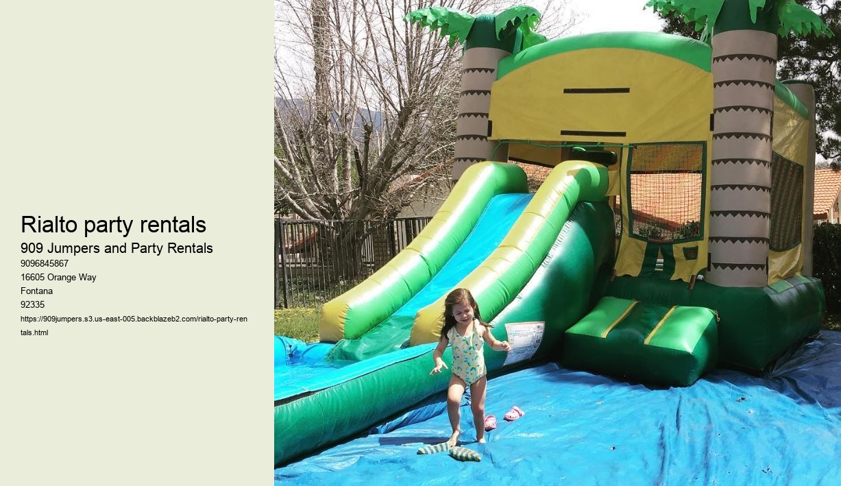 Rialto party rentals